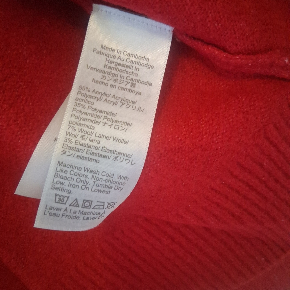 J. Crew Womens Red Extra Soft Crew Neck Sweater NWT - Picture 4 of 11